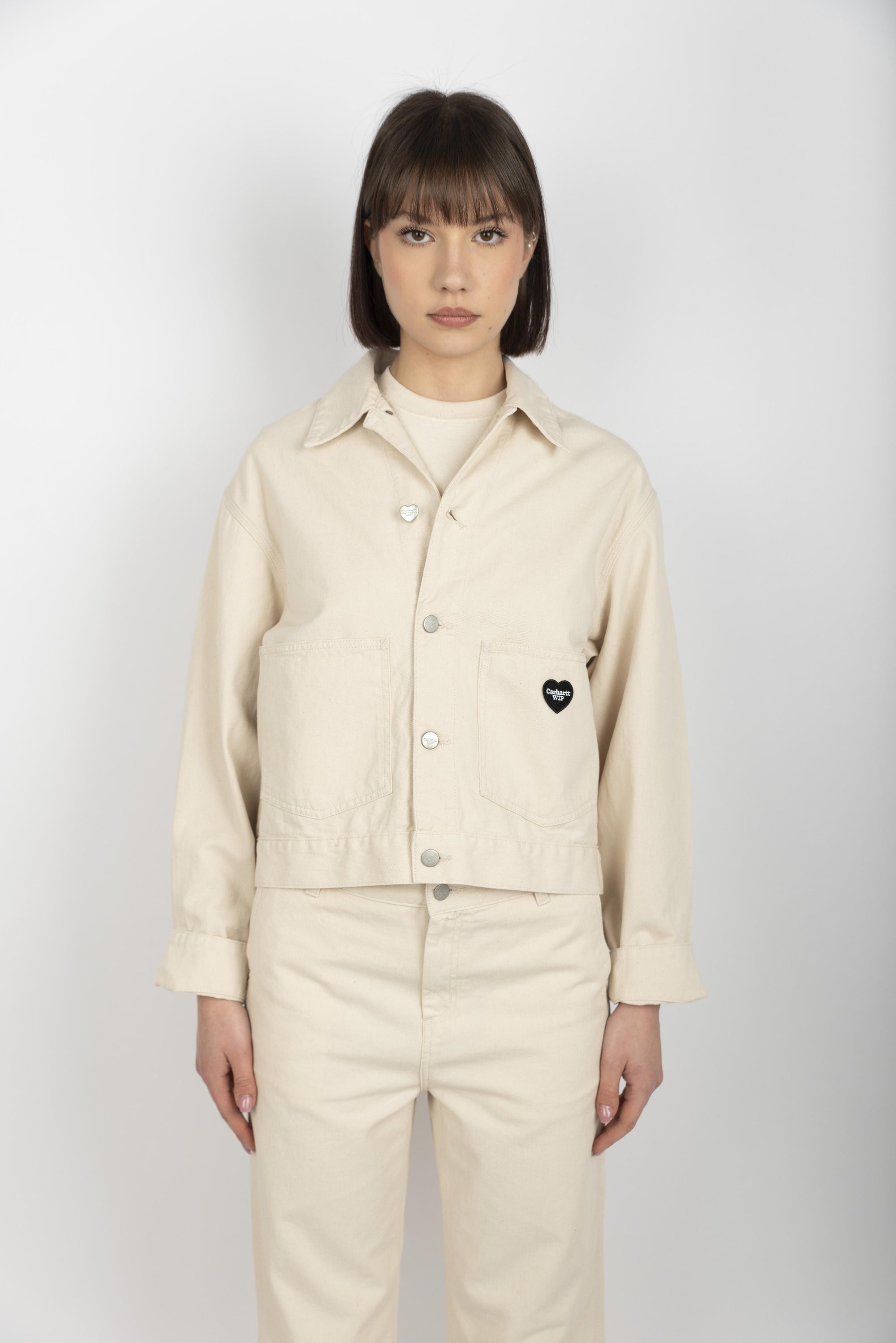 Giubbino Women's Drewe Jacket natural rinsed  I034845 0502 CARHARTT WIP 