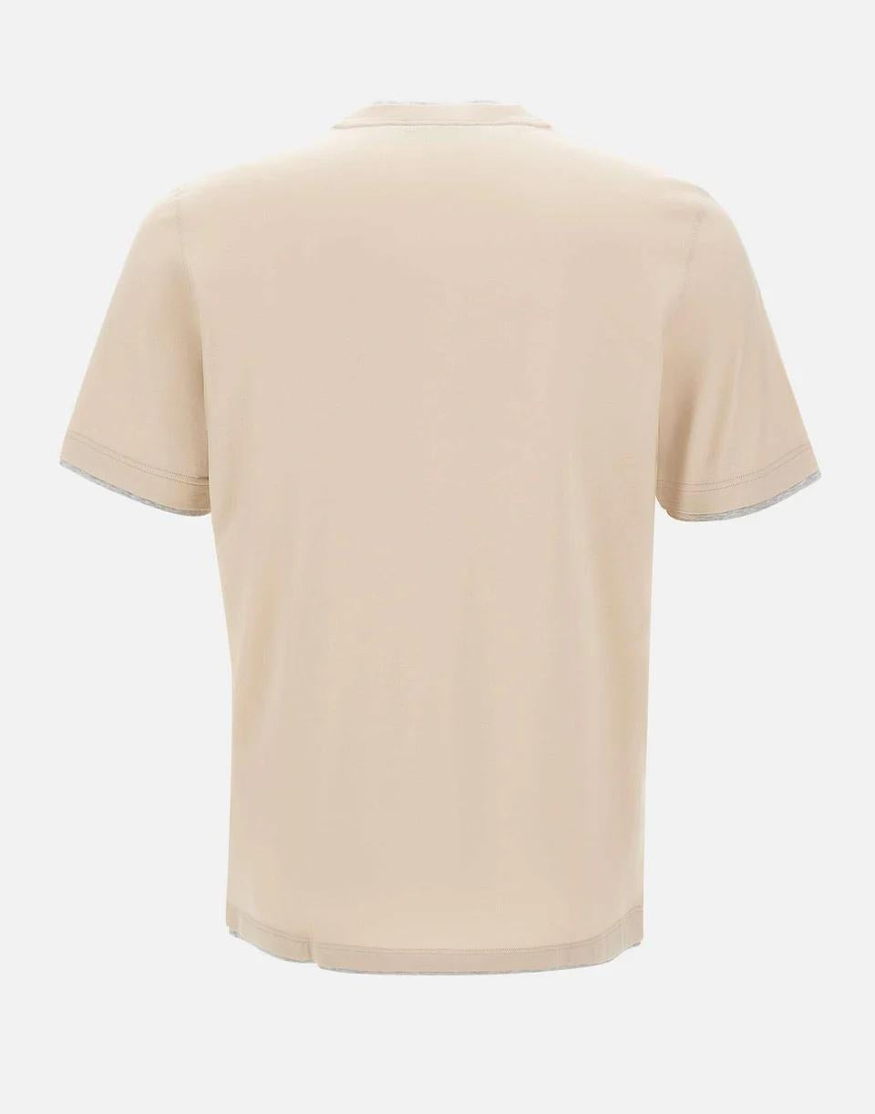 T-shirt con profili a contrasto 60123/73710 008 GRAN SASSO 