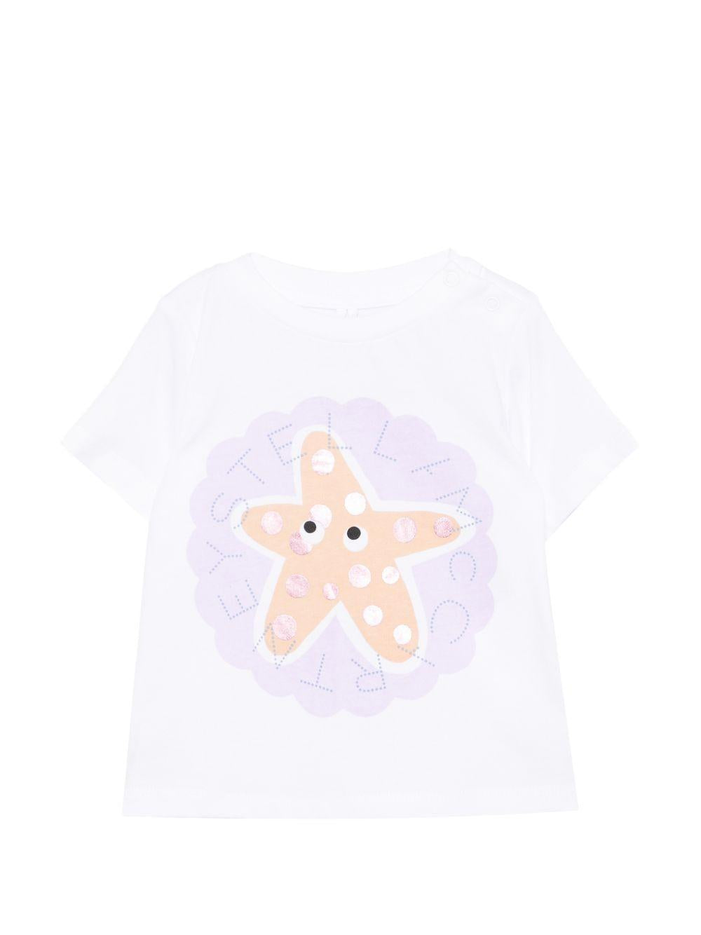 T-shirt con stampa TY8051Z0434 100 STELLA MCCARTNEY 