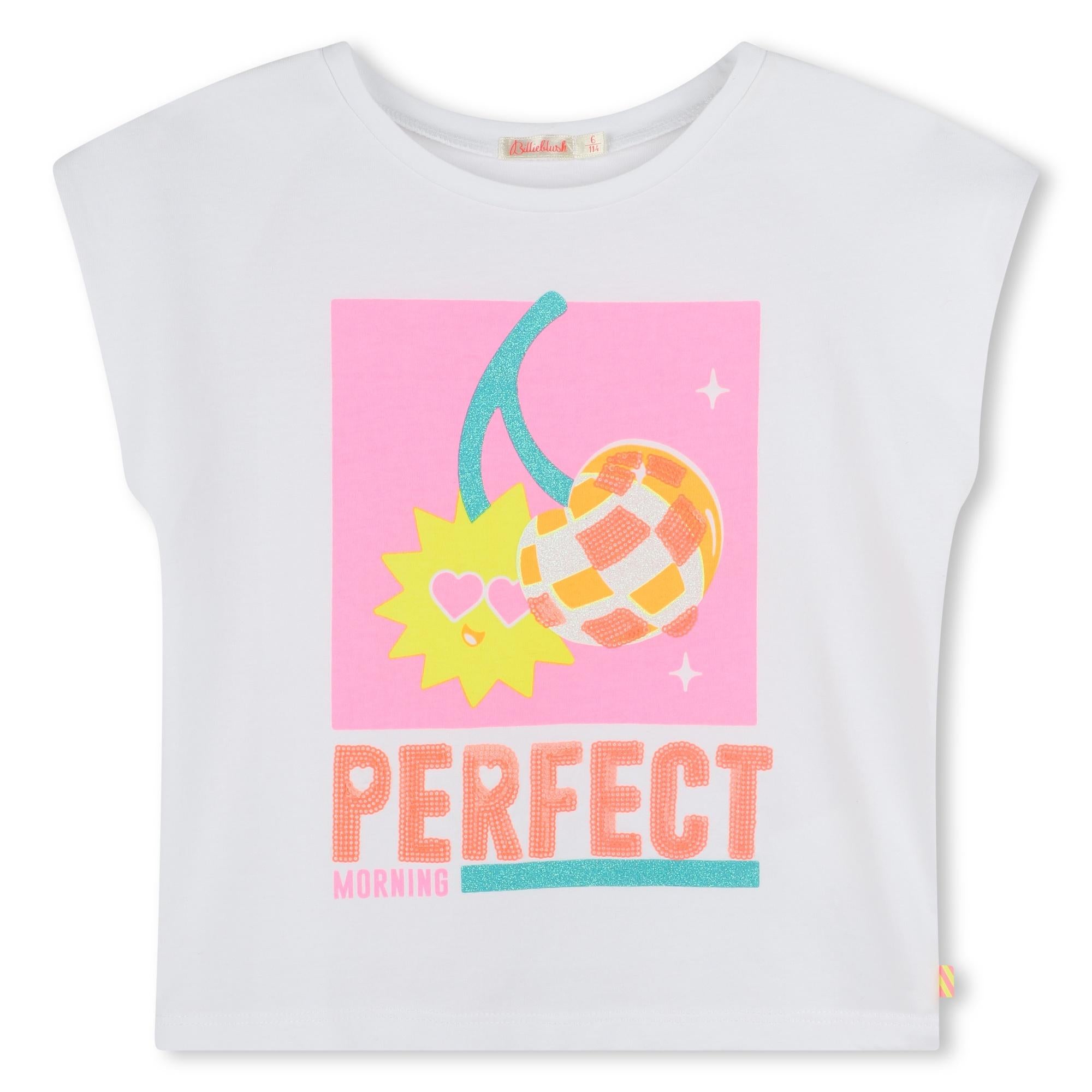 T-shirt stampa Perfect Monday U21038 10P BILLIEBLUSH 