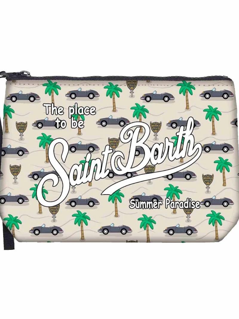 Pochette Aline in scuba "Motor Beverly Hills" ALIN001 00449L MC2 SAINT BARTH 