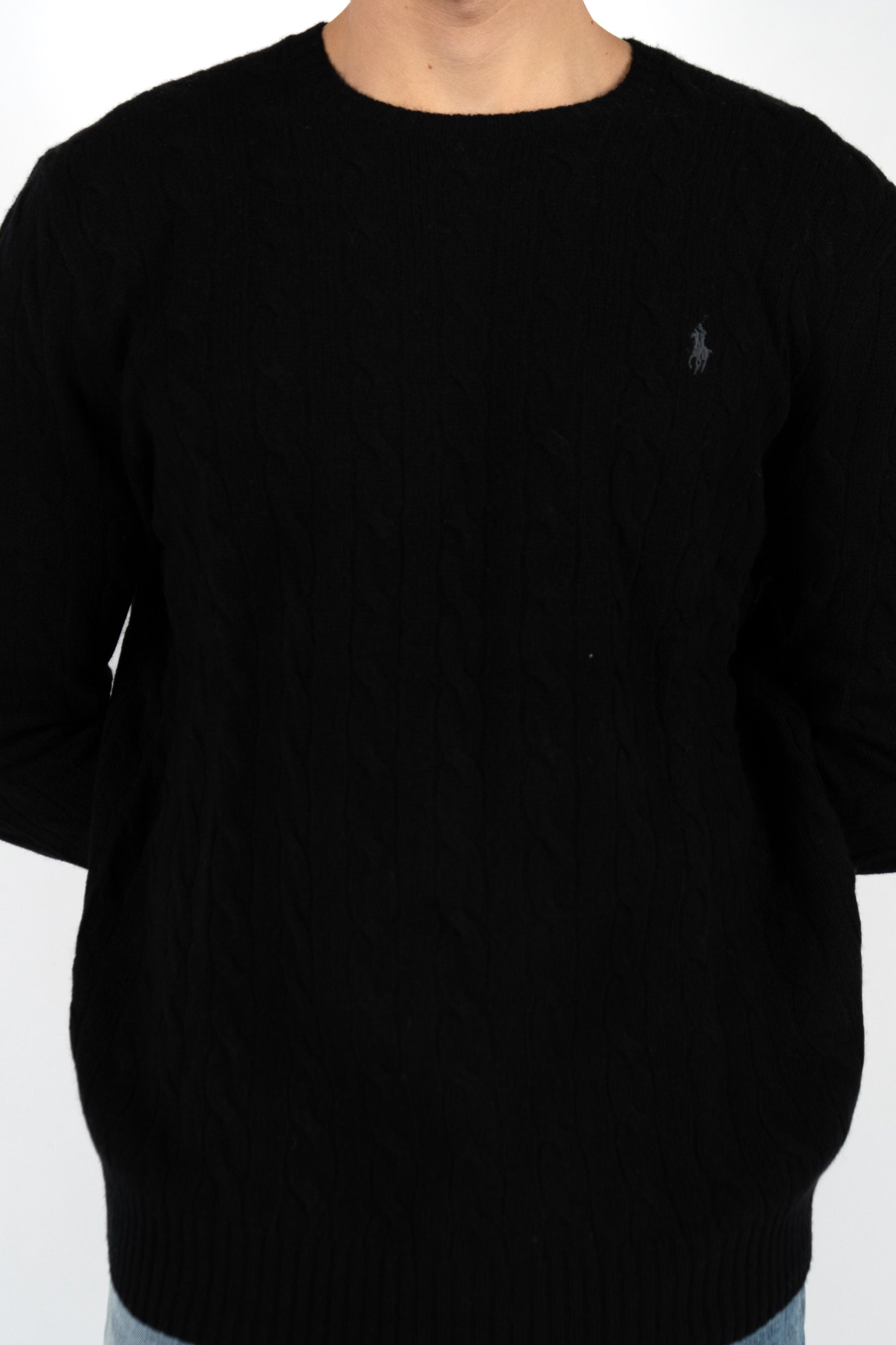 Maglia in lana e cashmere a trecce 710876762 001 POLO RALPH LAUREN 