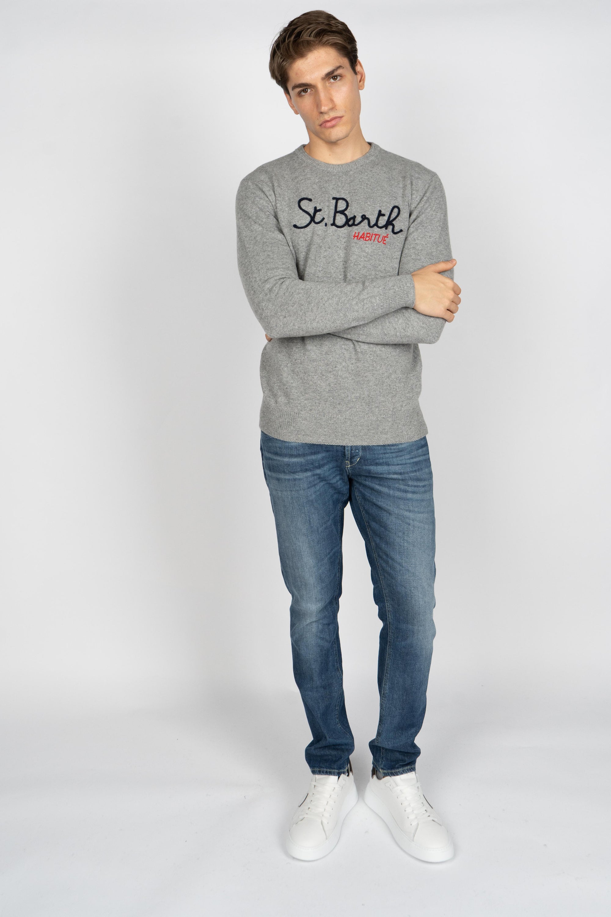 Maglione in misto cashmere Heron St. Barth HER0001 01950I MC2 SAINT BARTH 