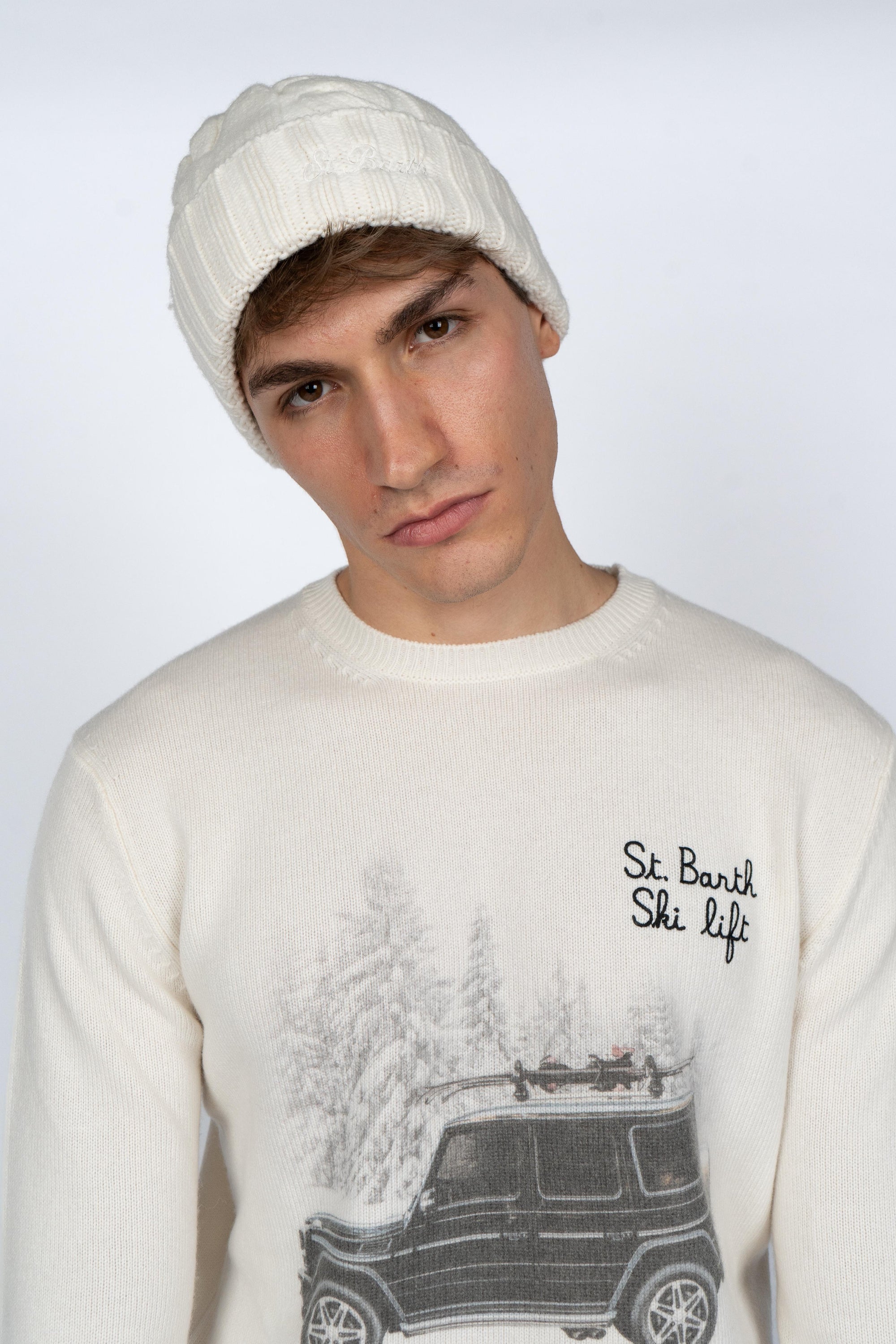 Berretto ricamo St. Barth CANN002 00040I MC2 SAINT BARTH 