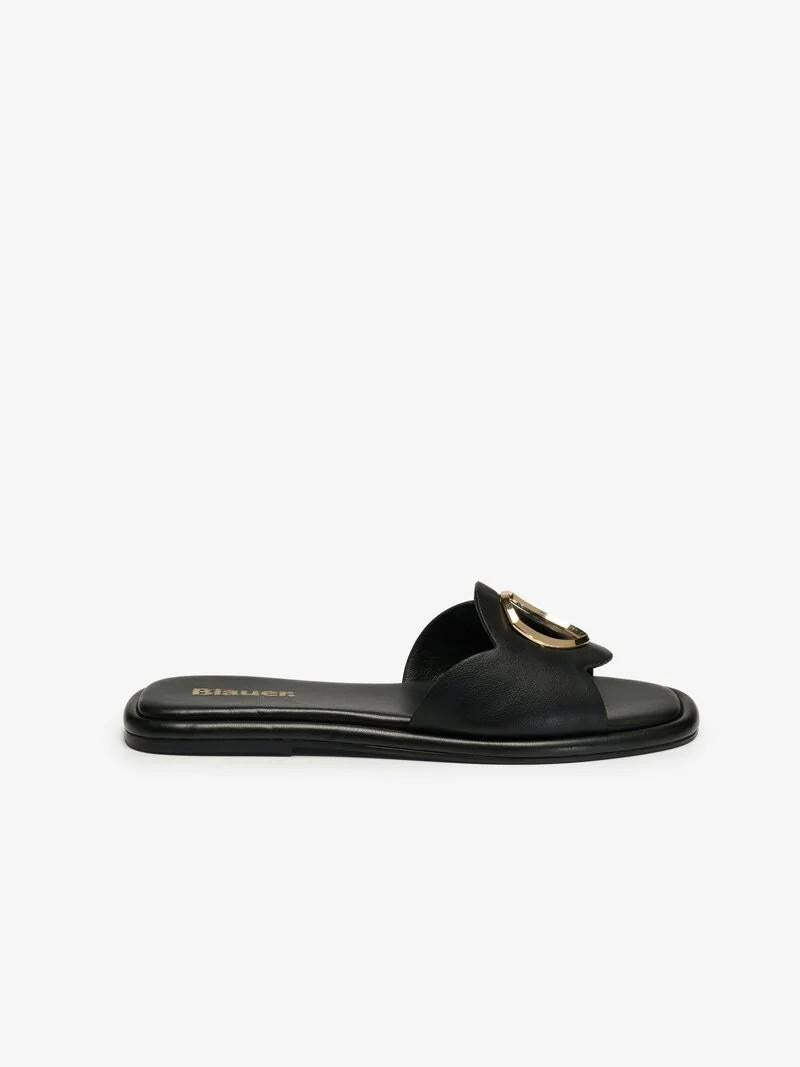 Sandal Moody01/Lea S6MOODY01LEA BLK BLAUER SHOES 