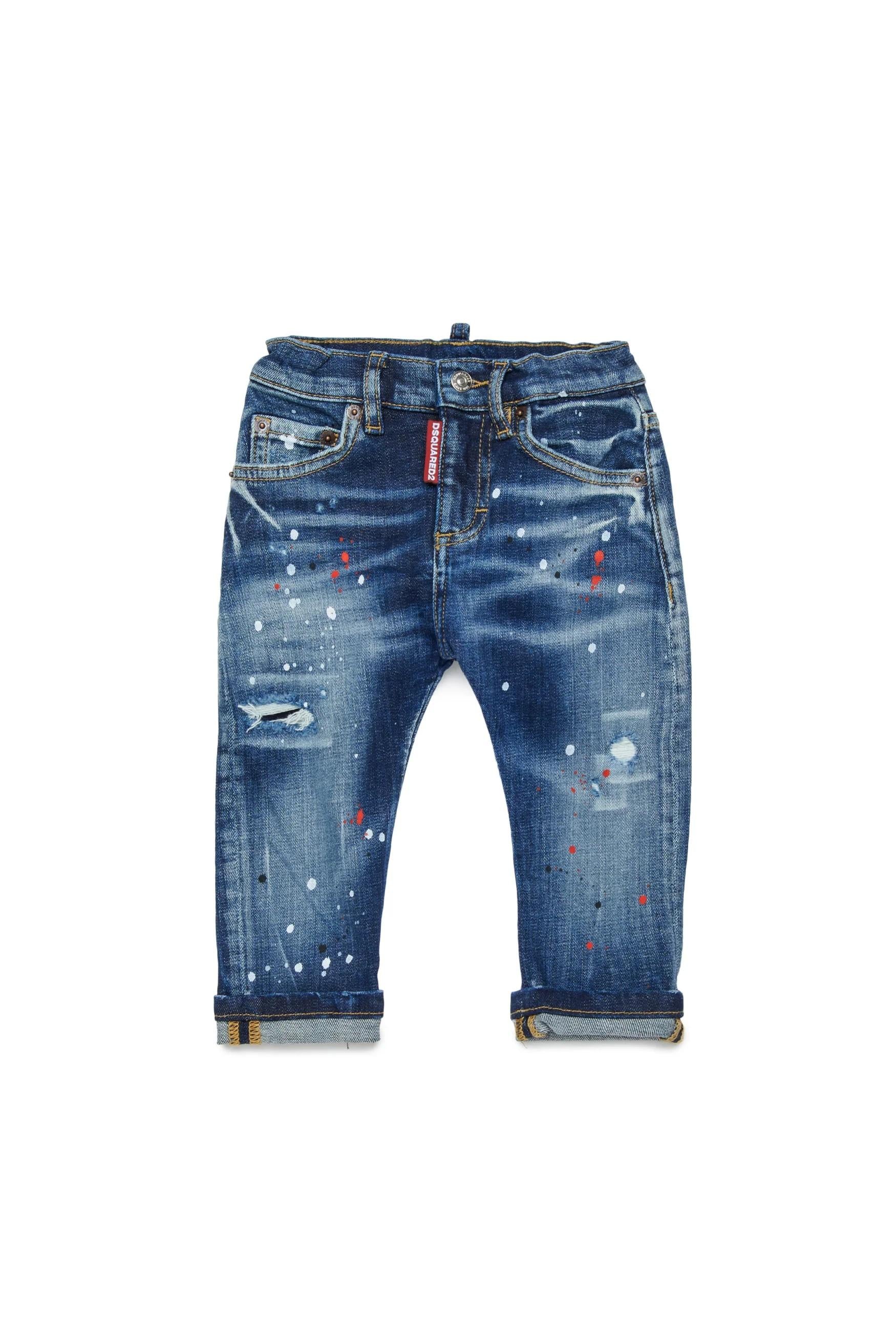 Jeans slim lavaggio blu medio DQ01TCD0AFU DQ01 DSQUARED2 