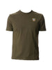 T-shirt with rubber logo