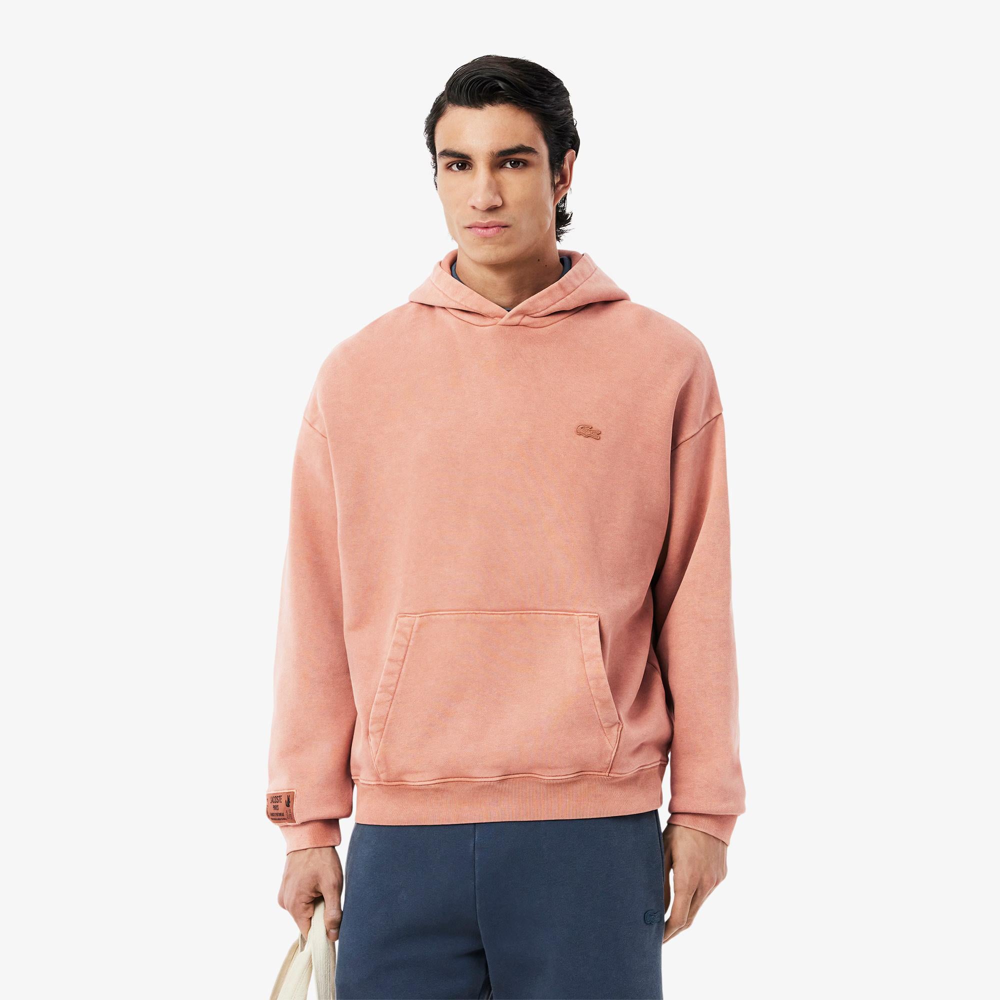 Felpa con cappuccio in cotone felpato SH9905 I1K LACOSTE 