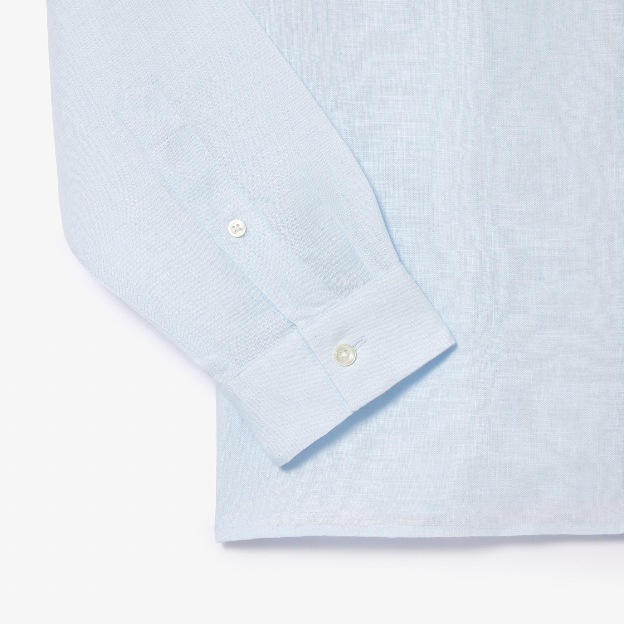 Camicia di lino regular fit CH5692 T01 LACOSTE 