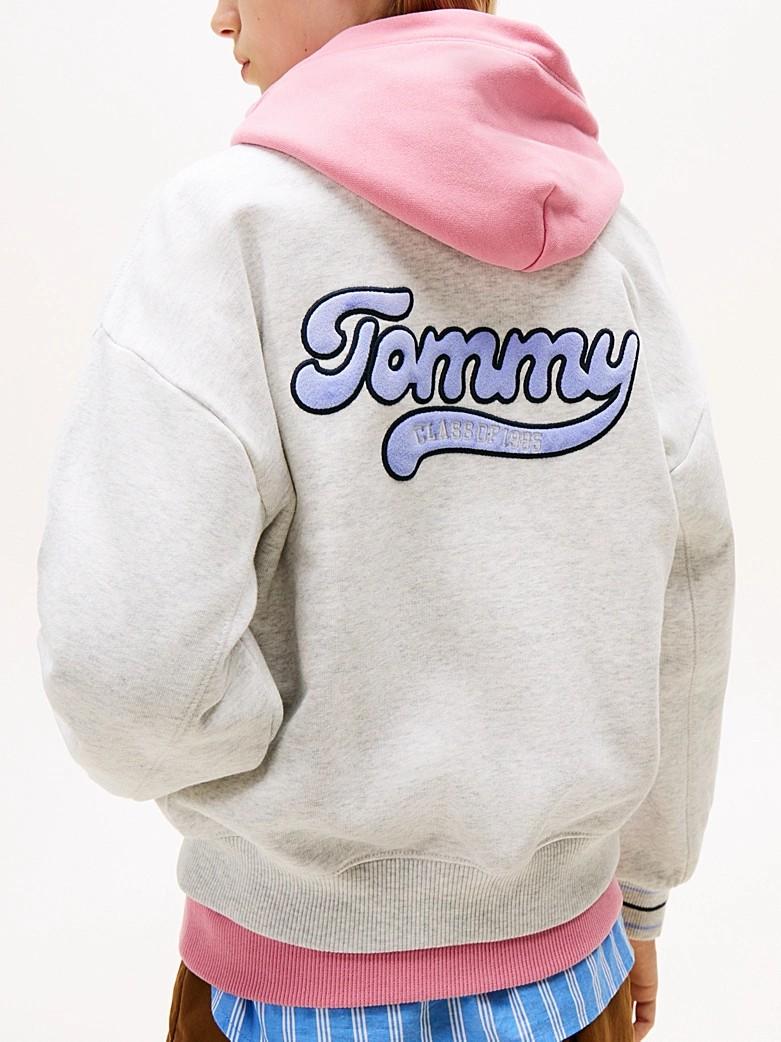 Bomber Varsity oversize con logo sul retro KG0KG08784T P09 TOMMY HILFIGER 