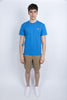 Blue Rainbow Embroidery T-Shirt