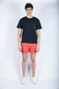 T-shirt con logo stampato blu
