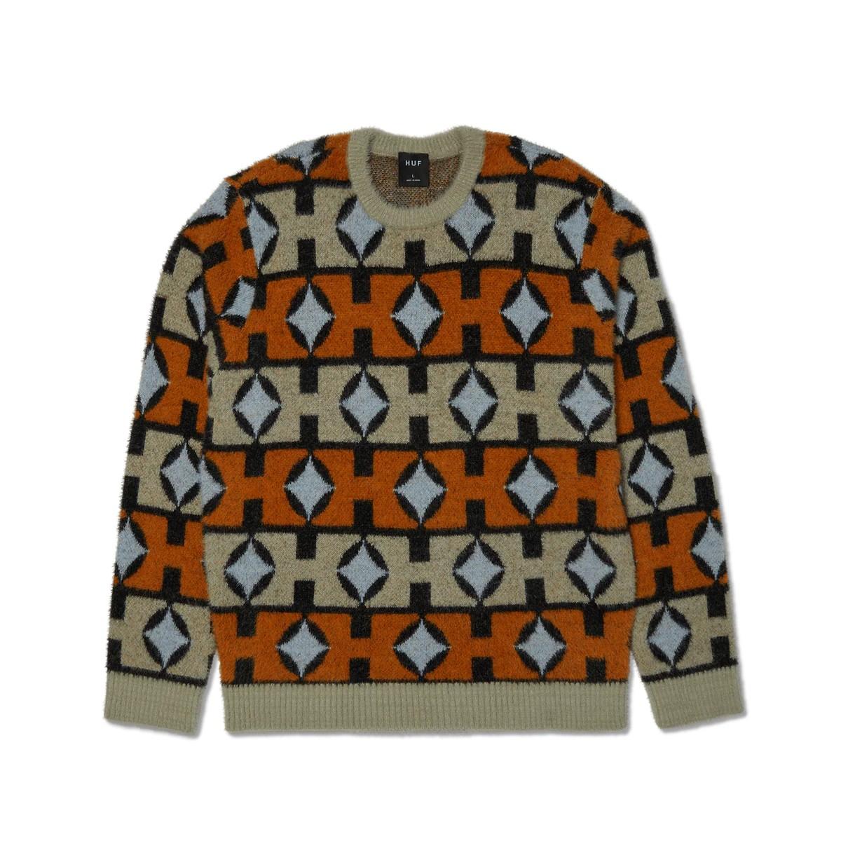 Space Age Crewneck Sweater KN00563 SUNST HUF 