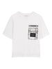 White T-shirt with graphic print