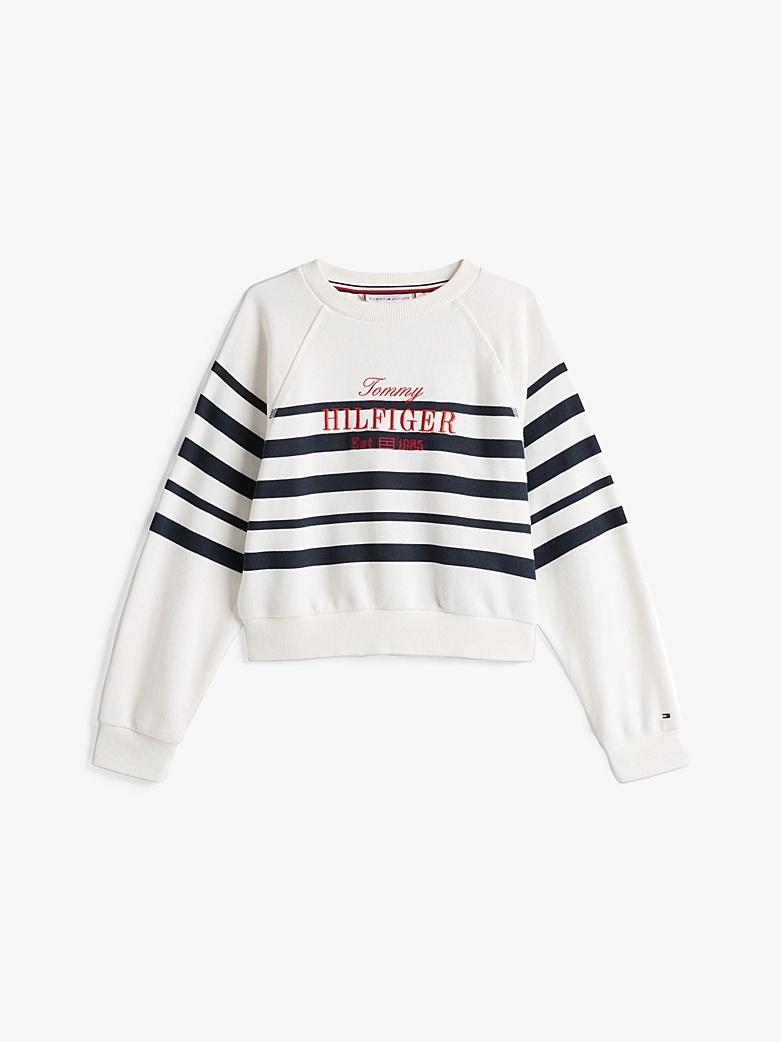 Felpa con logo ricamato KG0KG08452T 0A7 TOMMY HILFIGER 