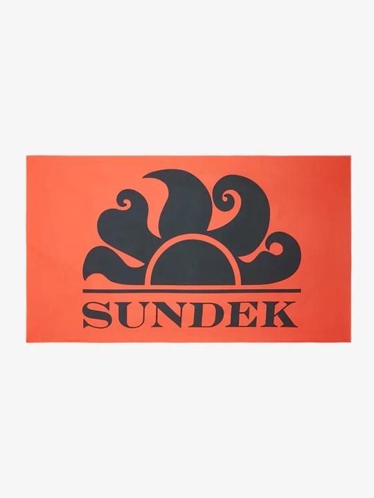 Asciugamano da spiaggia in microfibra con logo AM398ATMI100 04701 SUNDEK 