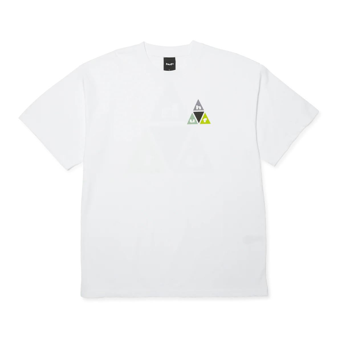 Prism triple triangle t-shirt TS02769 WHITE HUF 