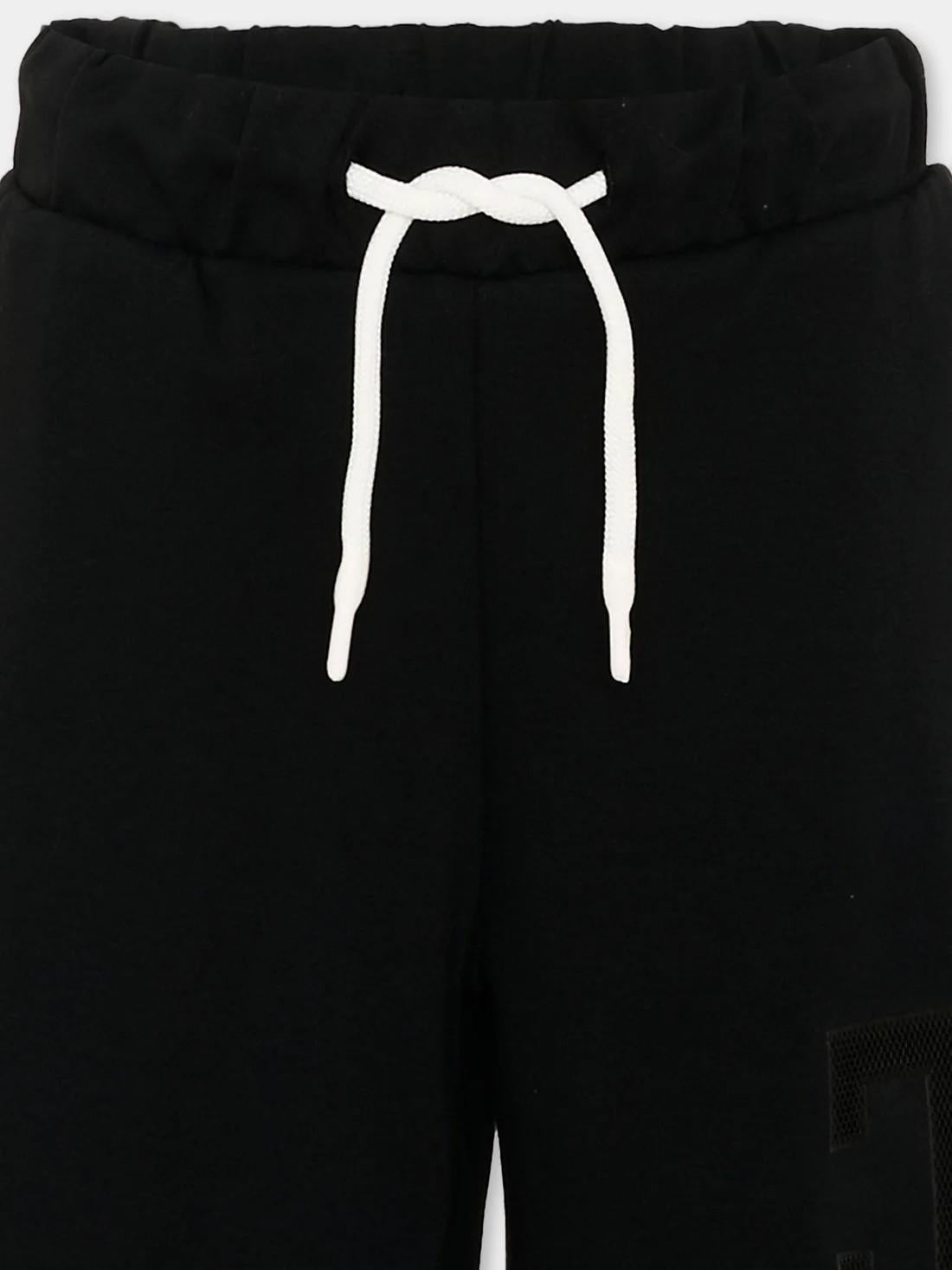 Shorts sportivi neri per bambino RBP26010BE BLACK RICHMOND 