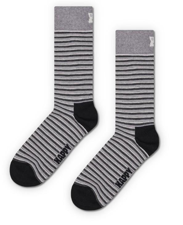 4-Pack Black And White Socks Gift Set P003446 WHITE HAPPY SOCKS 