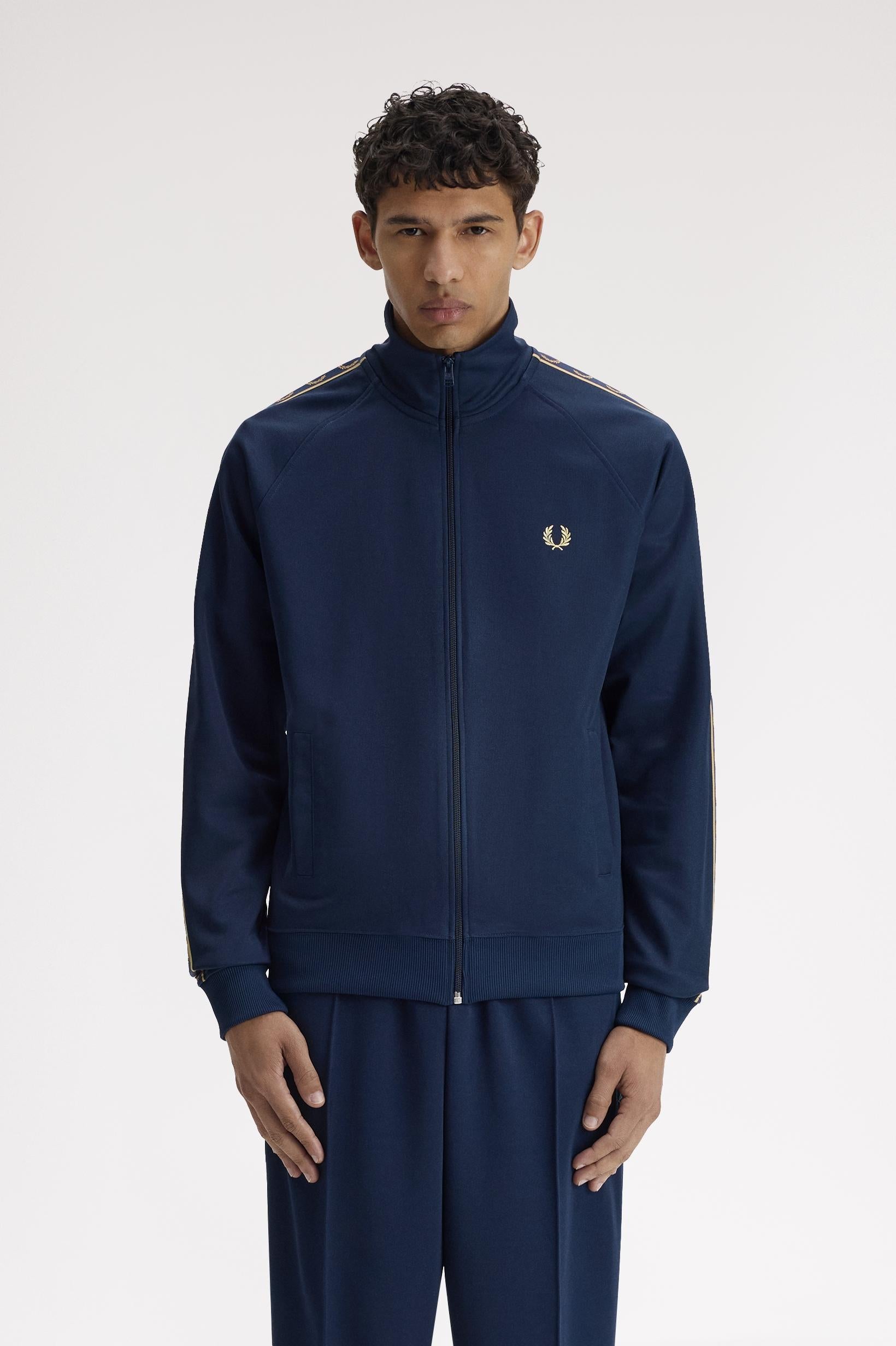 Track jacket con fettuccia a contrasto J555757 91A FRED PERRY 