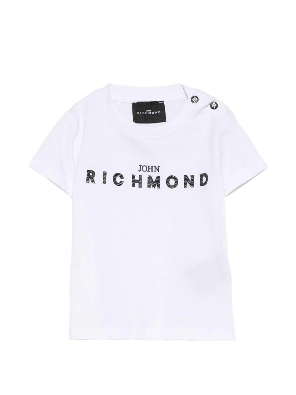 T-shirt neonato con dettaglio logo RIP26002TS WHITE RICHMOND 
