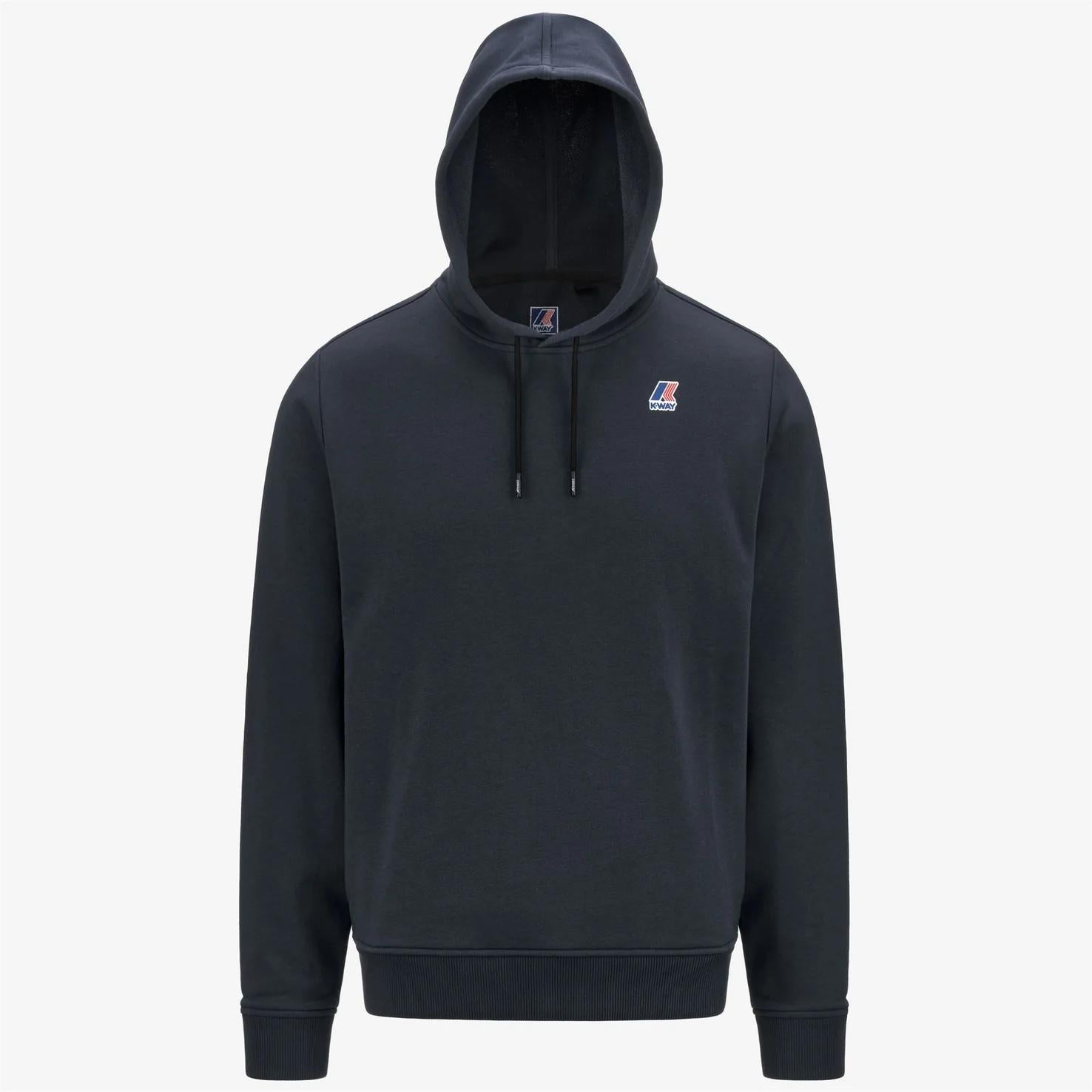 Maglione in pile di cotone unisex blu K41224W K89 K-WAY 