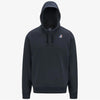 Maglione in pile di cotone unisex blu