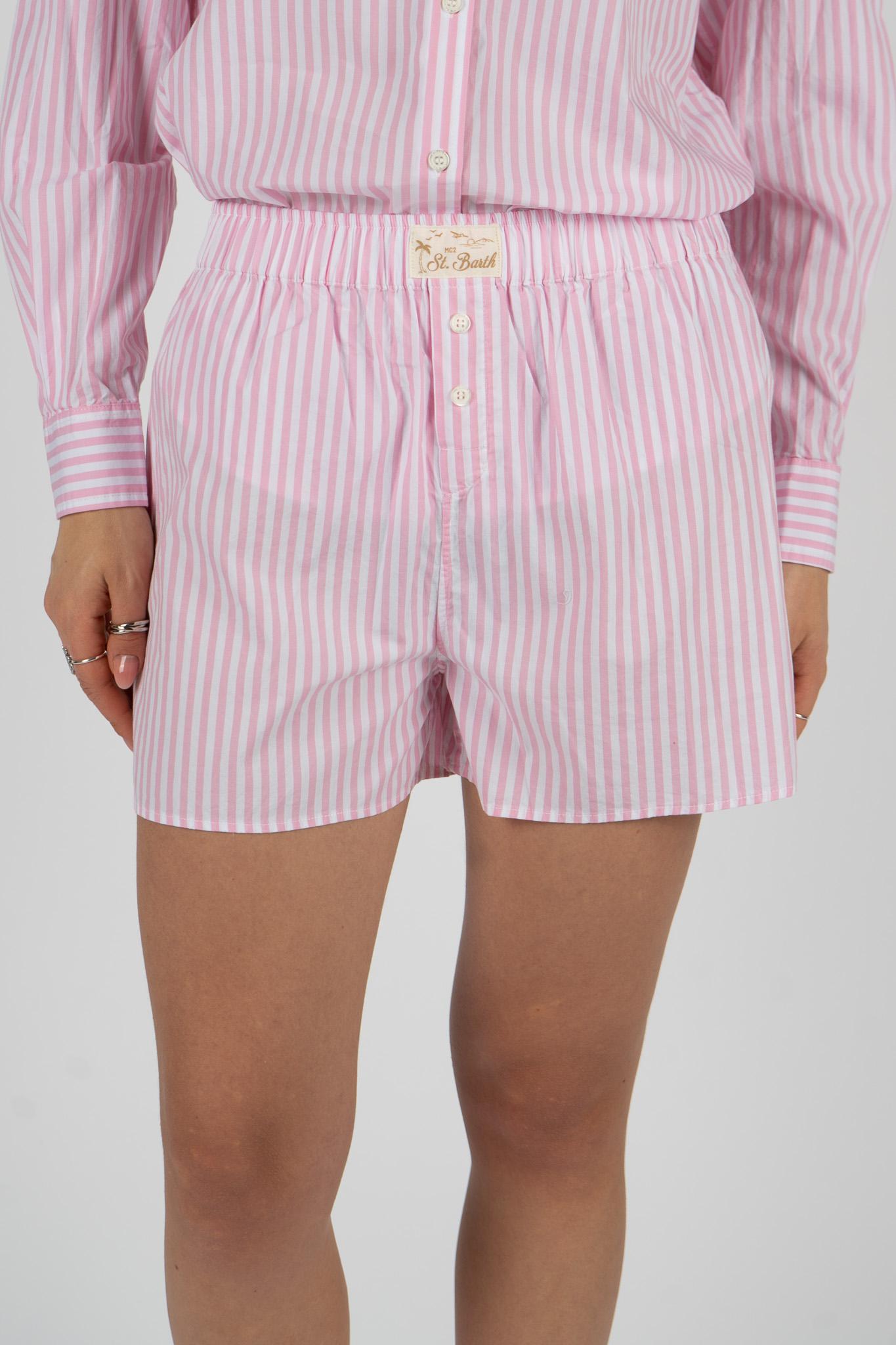 Shorts a righe con bottoni BXY002 00723L MC2 SAINT BARTH 