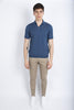 Polo in maglia fresh cotton blu