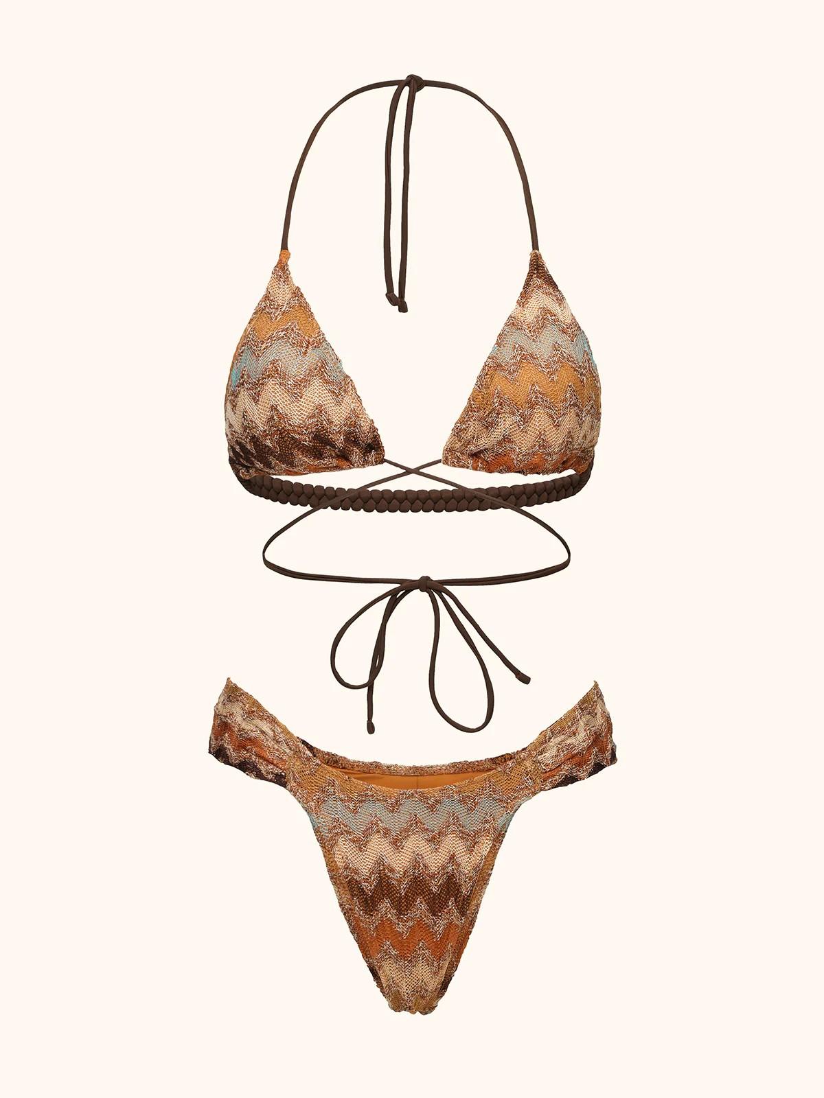 Bikini triangolo alto e slip fisso MF26SW0401 MC ME FUI 