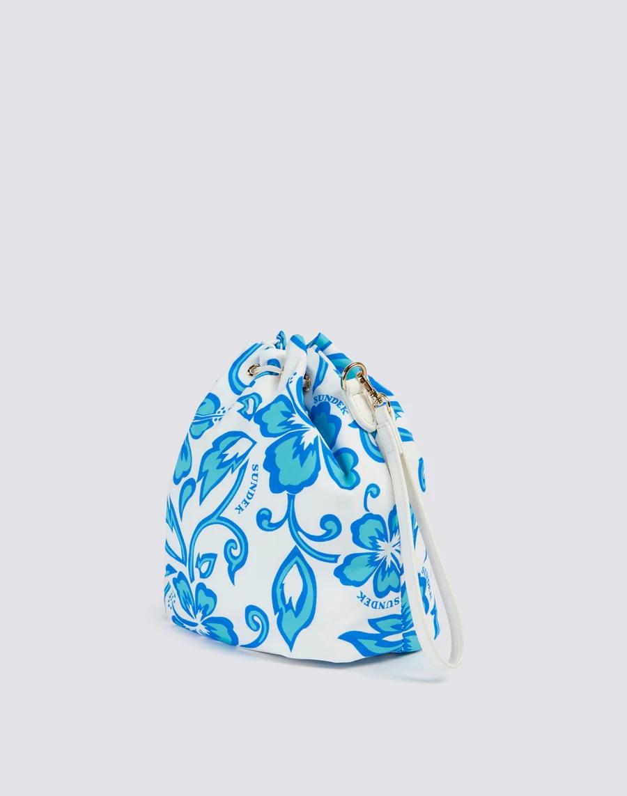Sami sacca con coulisse e stampa SK23 bianco AW616ABPY823 00623 SUNDEK 
