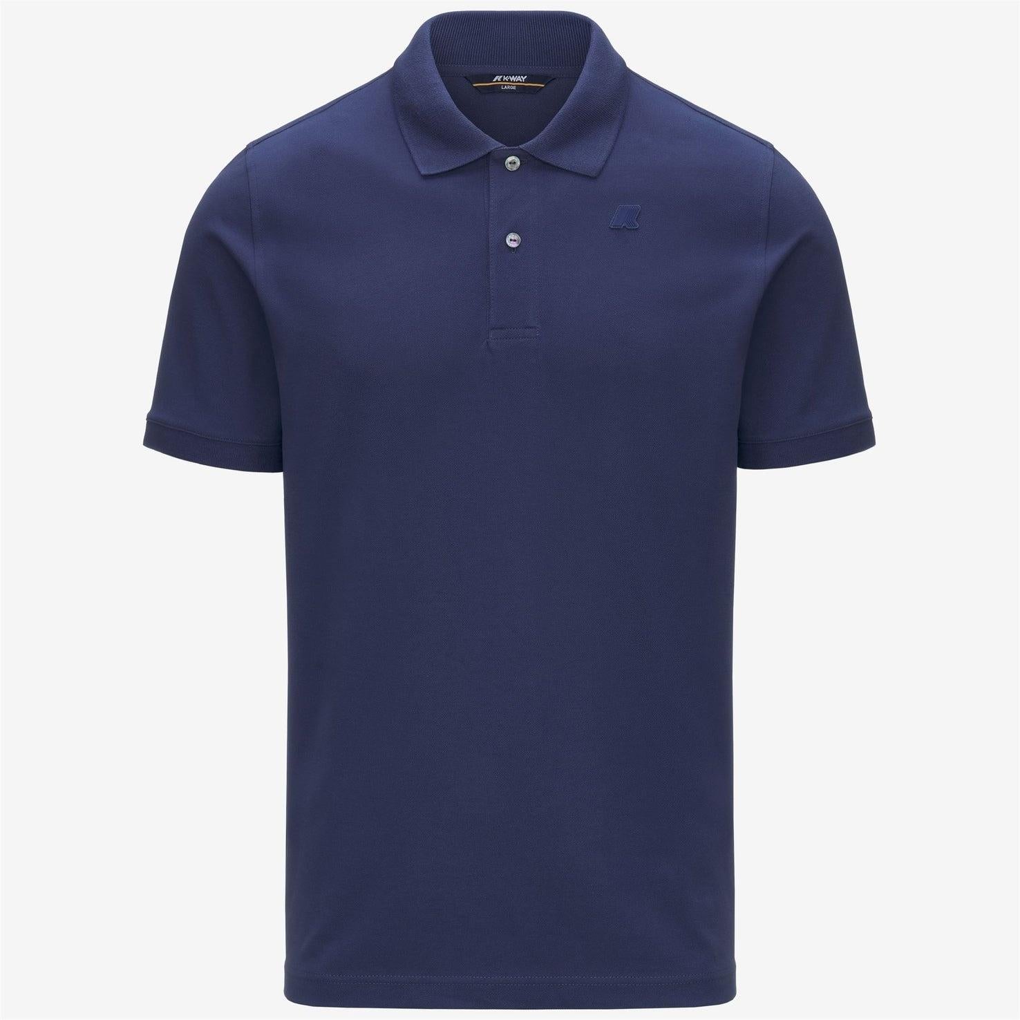 Polo Uomo Stretch Piquet blu cobalto K5127BW 867 K-WAY 