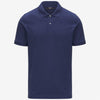 Polo Uomo Stretch Piquet blu cobalto