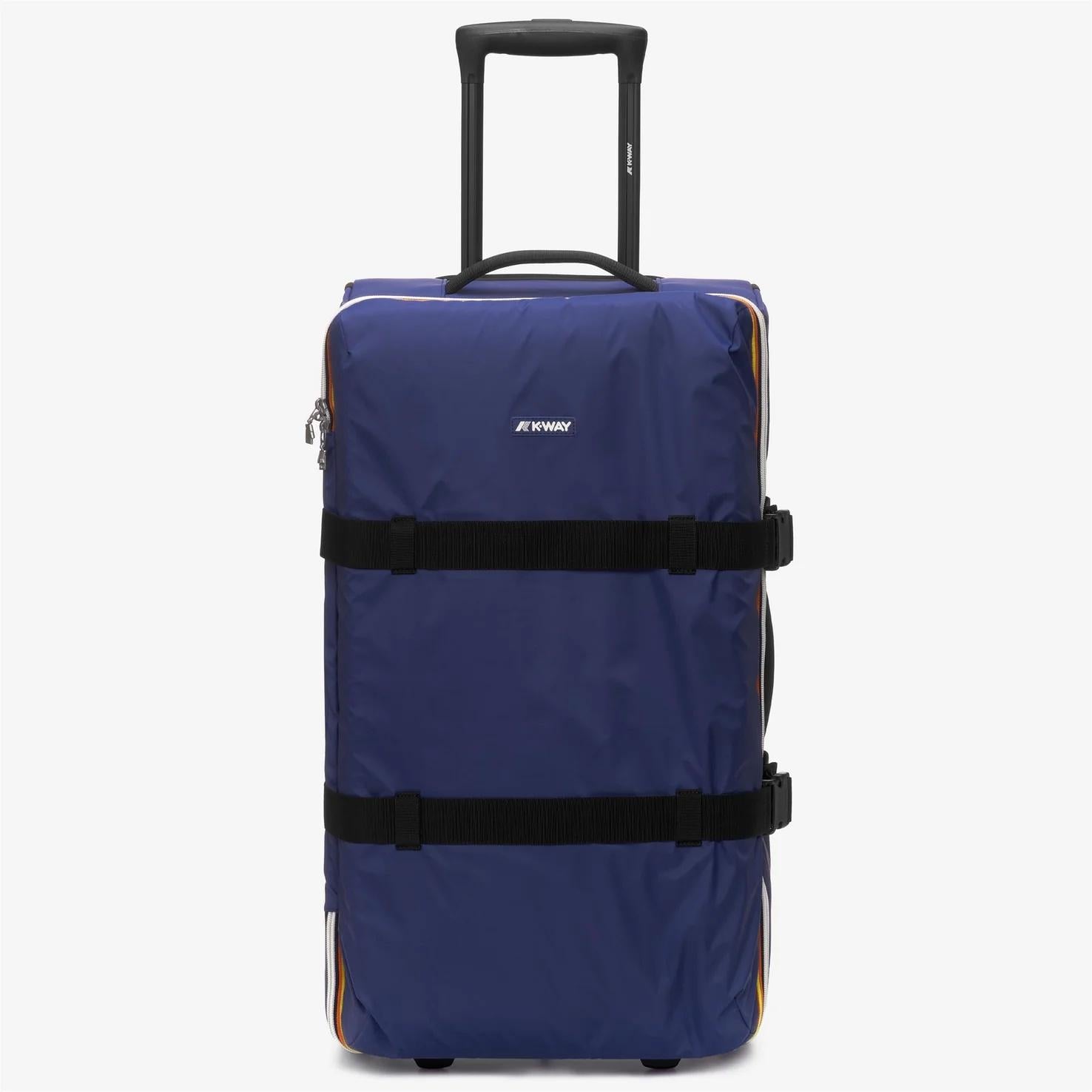 Borsa da Viaggio Trolley Unisex Blu con Base Rinforzata K2128NW Y17 K-WAY ACCESSORIES 