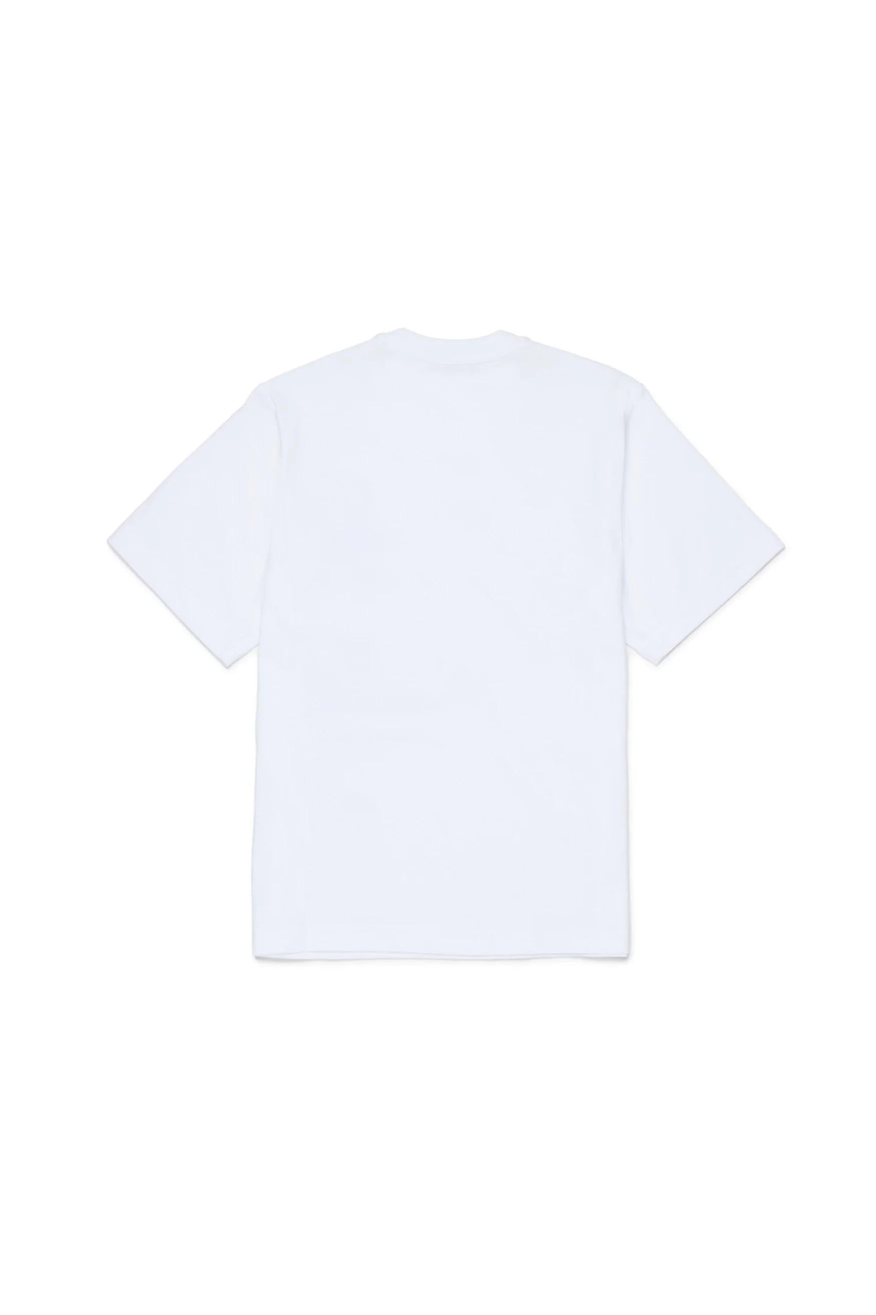 T-shirt con logo e applicazioni patch DQ3165D0ACD DQ100 DSQUARED2 