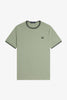 T-shirt con doppia riga