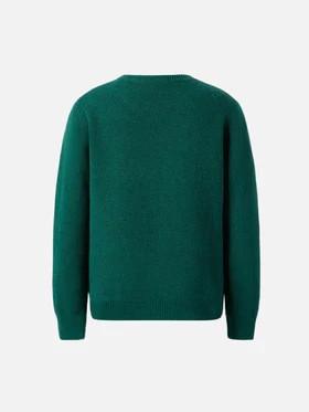 Maglione Douglas con jacquard My dad is too cool DOU0001 01606I MC2 SAINT BARTH 