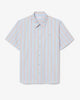 Regular fit striped poplin shirt