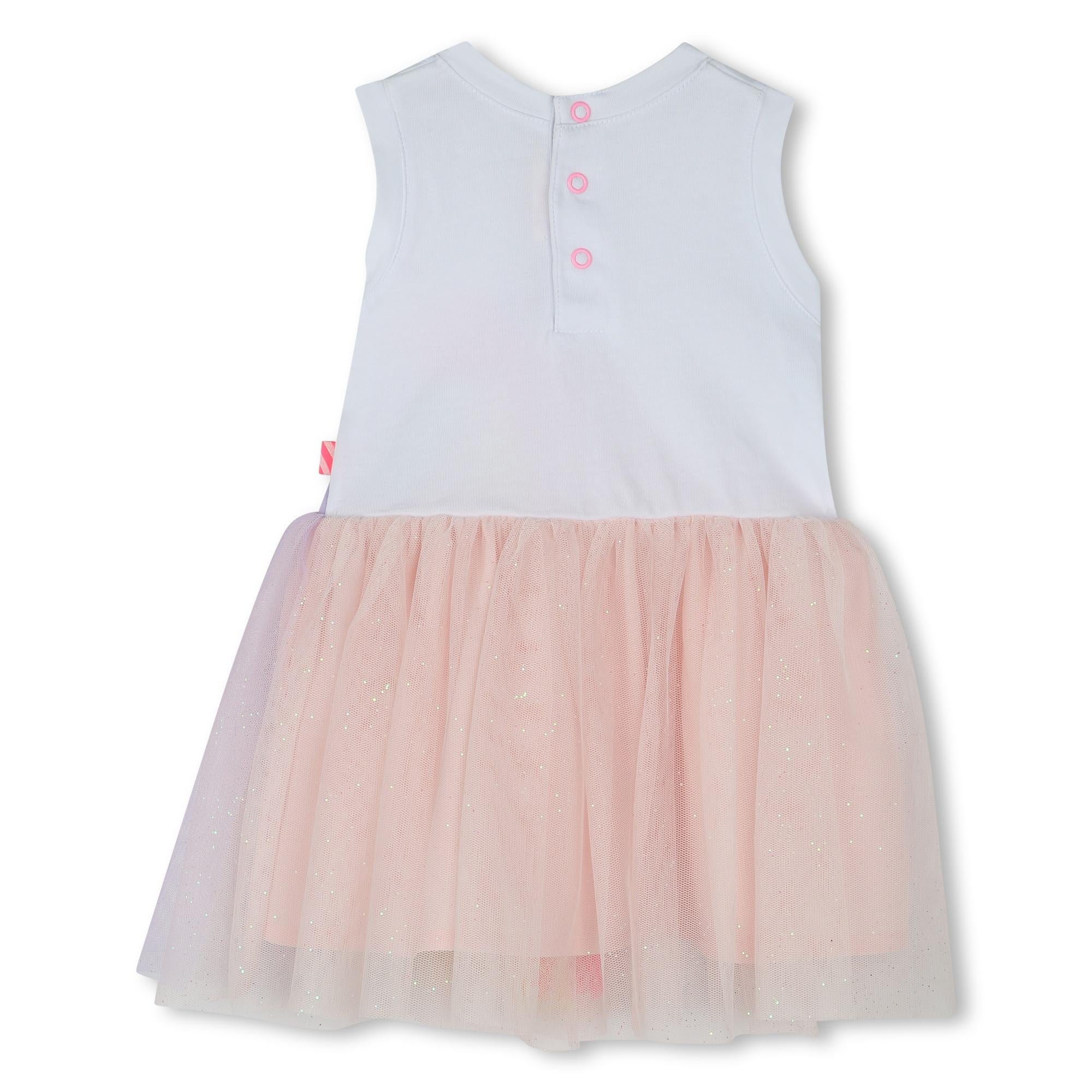 Completo abito con tulle U20817 N34 BILLIEBLUSH 