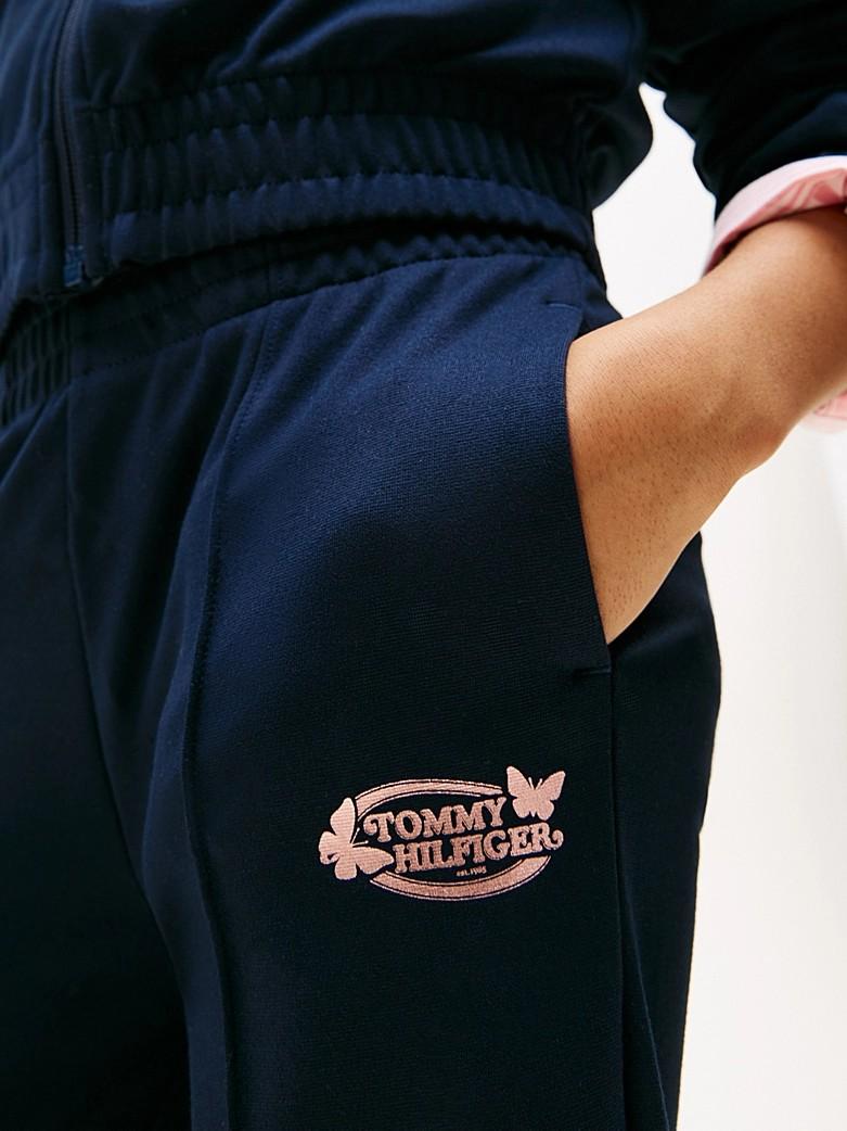 Joggers taglio dritto con logo KG0KG08716J C1G TOMMY HILFIGER 