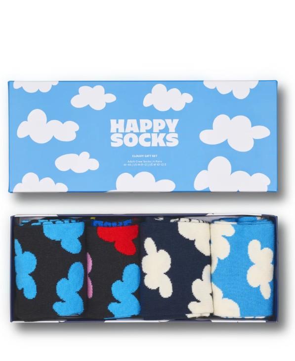 4-Pack Cloudy Socks Gift Set P002657 LIGHTBL HAPPY SOCKS 