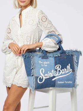 Borsa Colette in canvas di cotone COL0001 04132H MC2 SAINT BARTH 