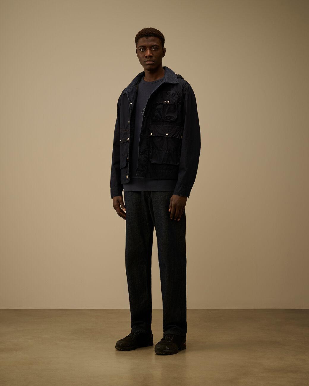 50 Fili Indigo Goggle Jacket 20CMOW164A 883 C.P. COMPANY 