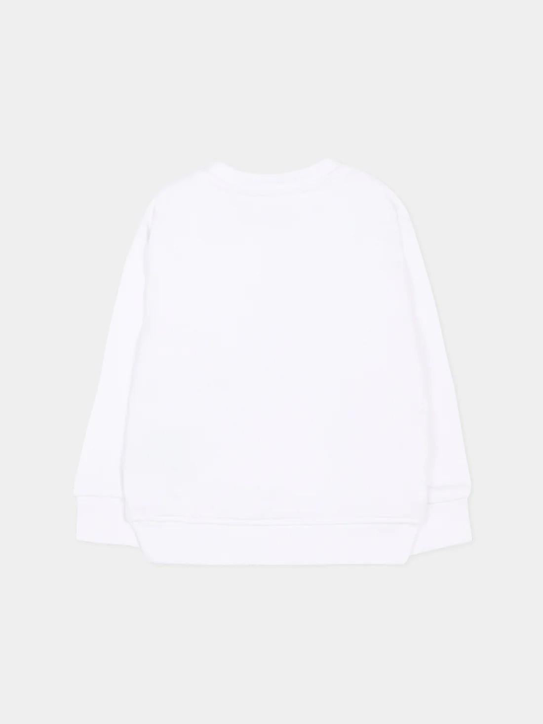 Felpa con logo RBP26001FE WHITE RICHMOND 