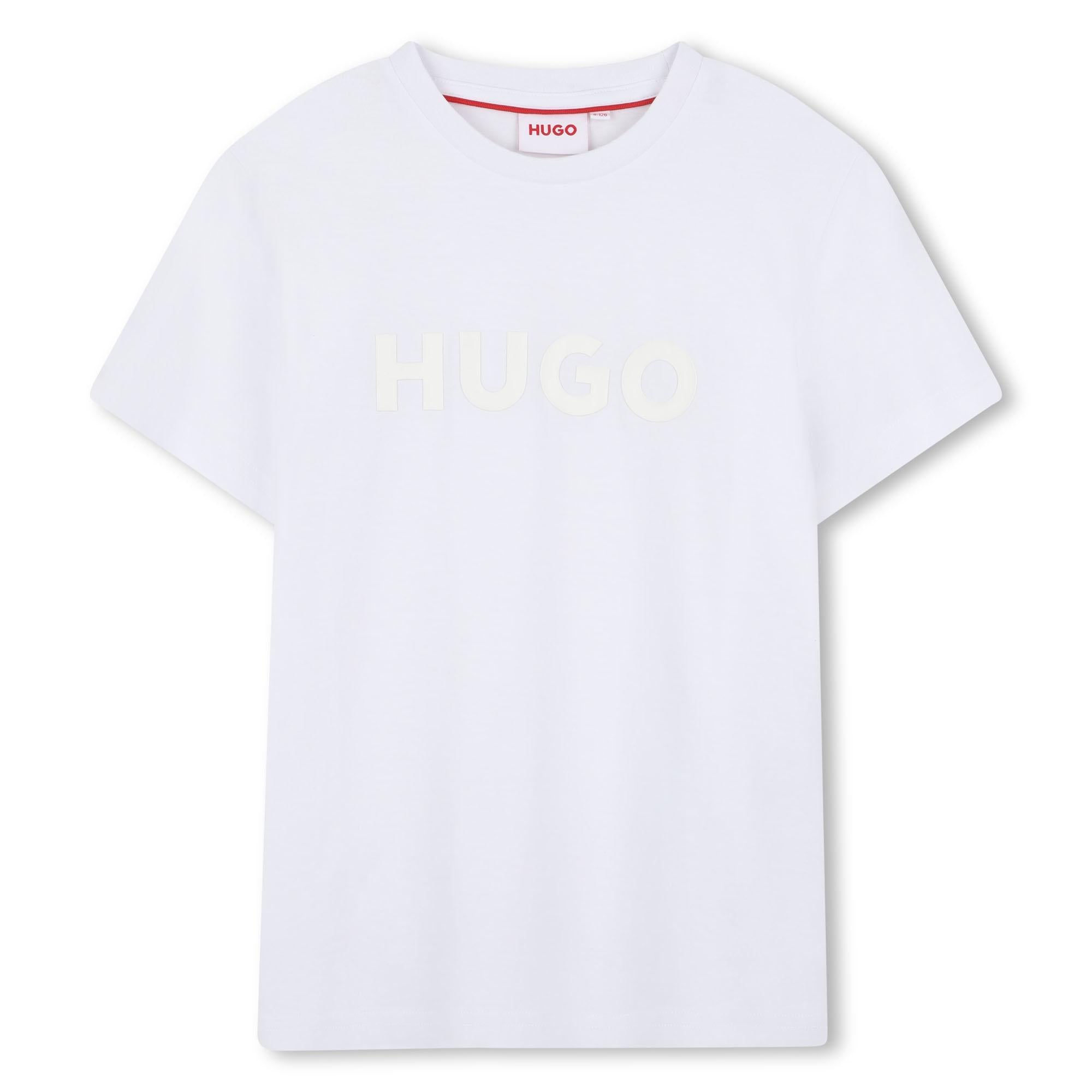 T-shirt con stampa logo scomposto G00333 10PA HUGO 
