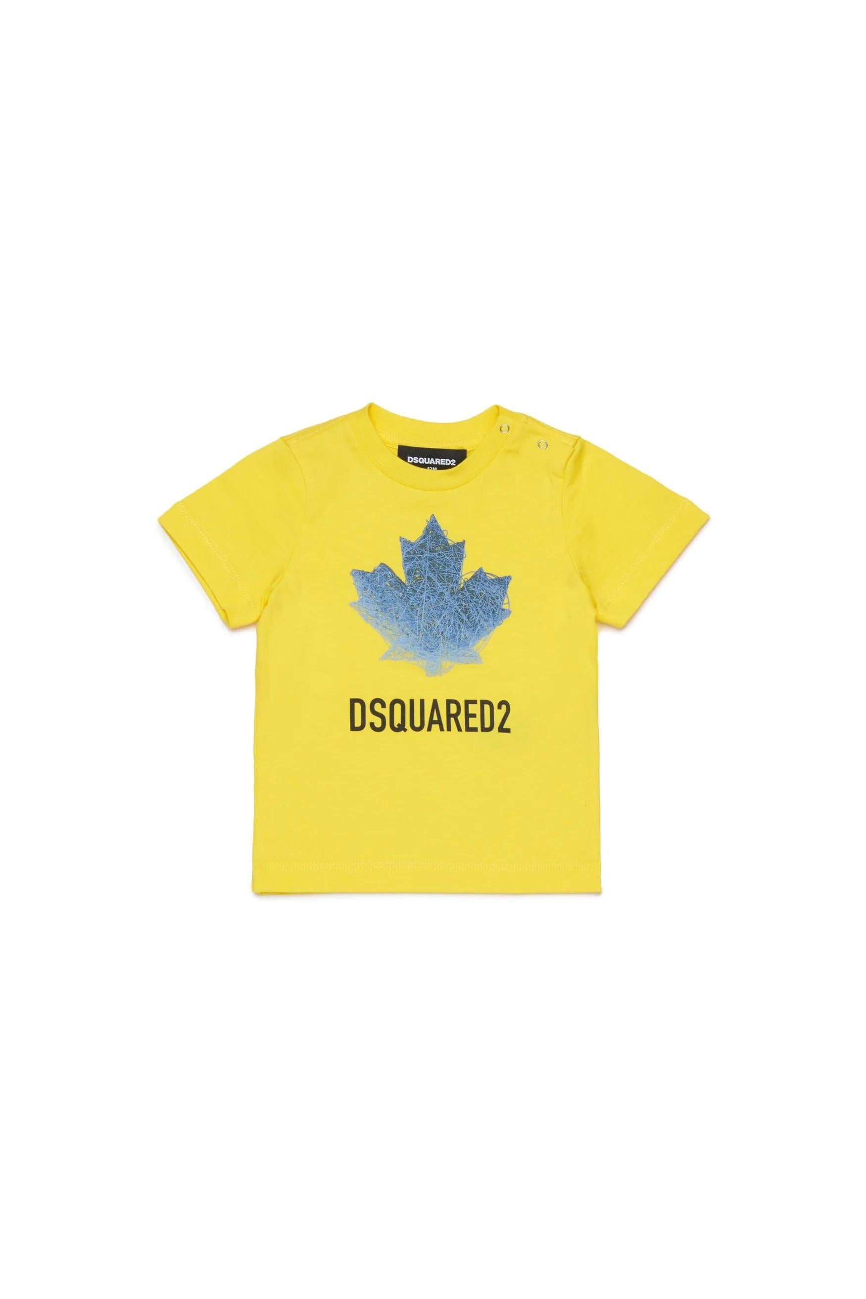 T-shirt con logo DQ3278D00XM DQ220 DSQUARED2 