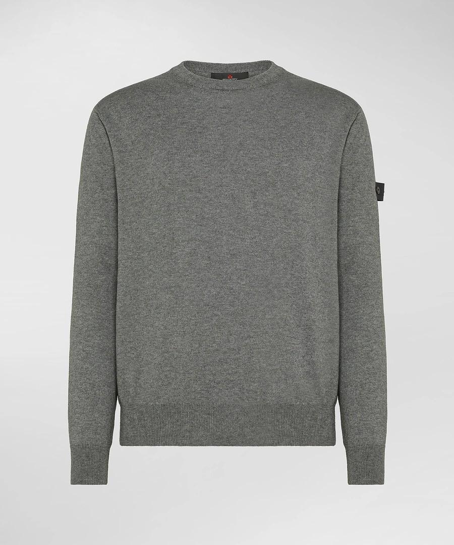 Maglione in lana e cotone exmoor 07 PEU5611 743MG PEUTEREY 