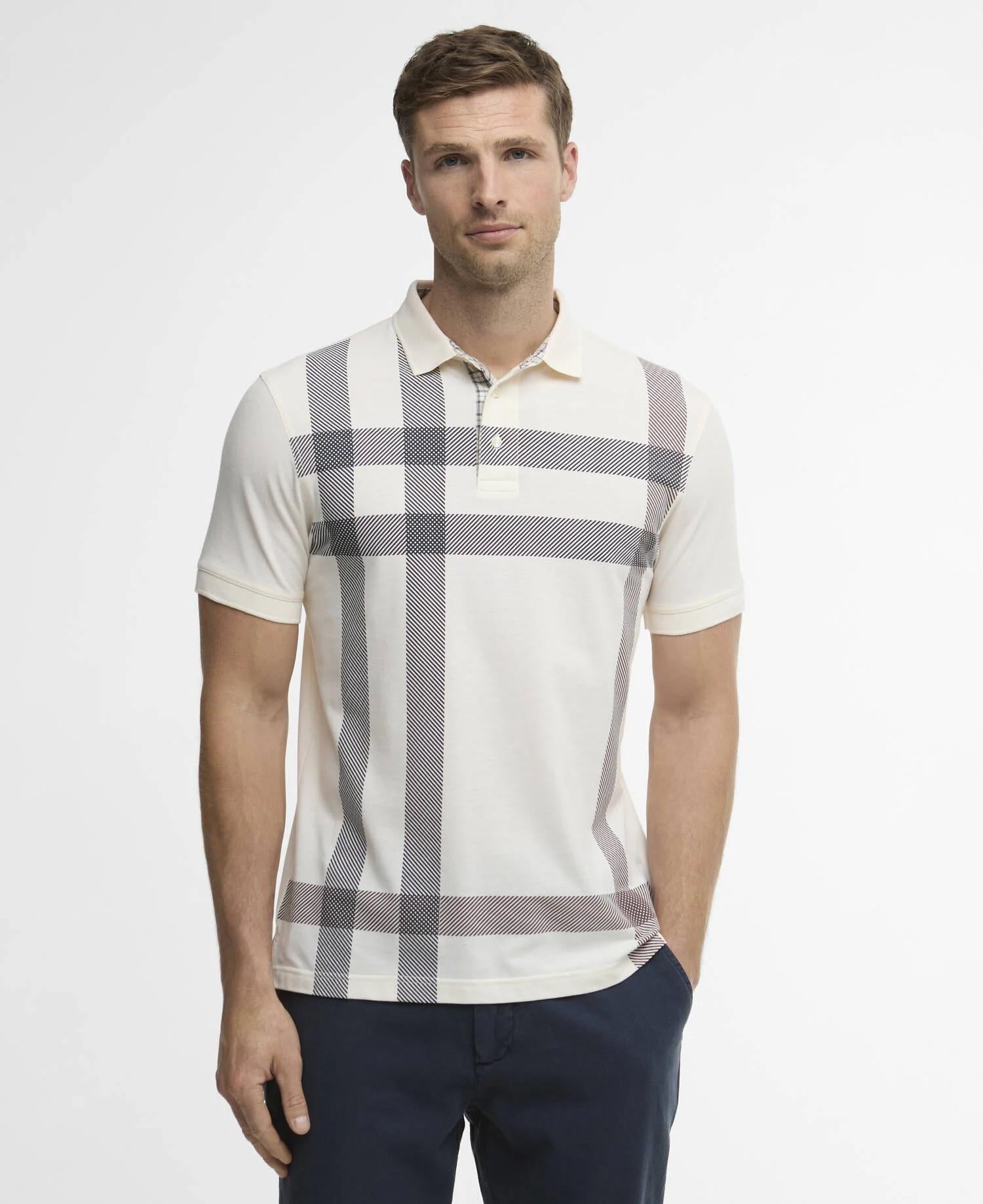 Polo Blaine Oversized Tartan MML1117 WH32 BARBOUR 