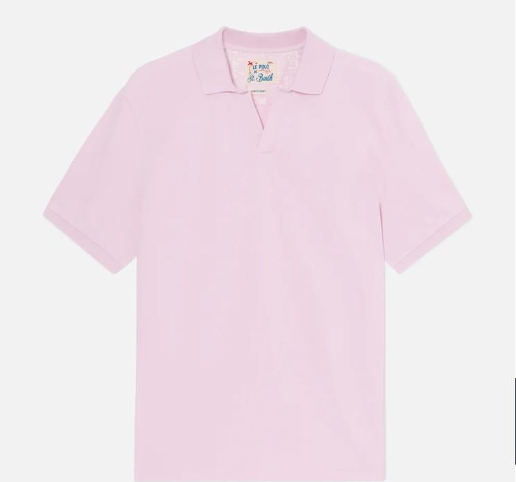 Polo Charles in piquet di cotone CHS0001 00131L MC2 SAINT BARTH 