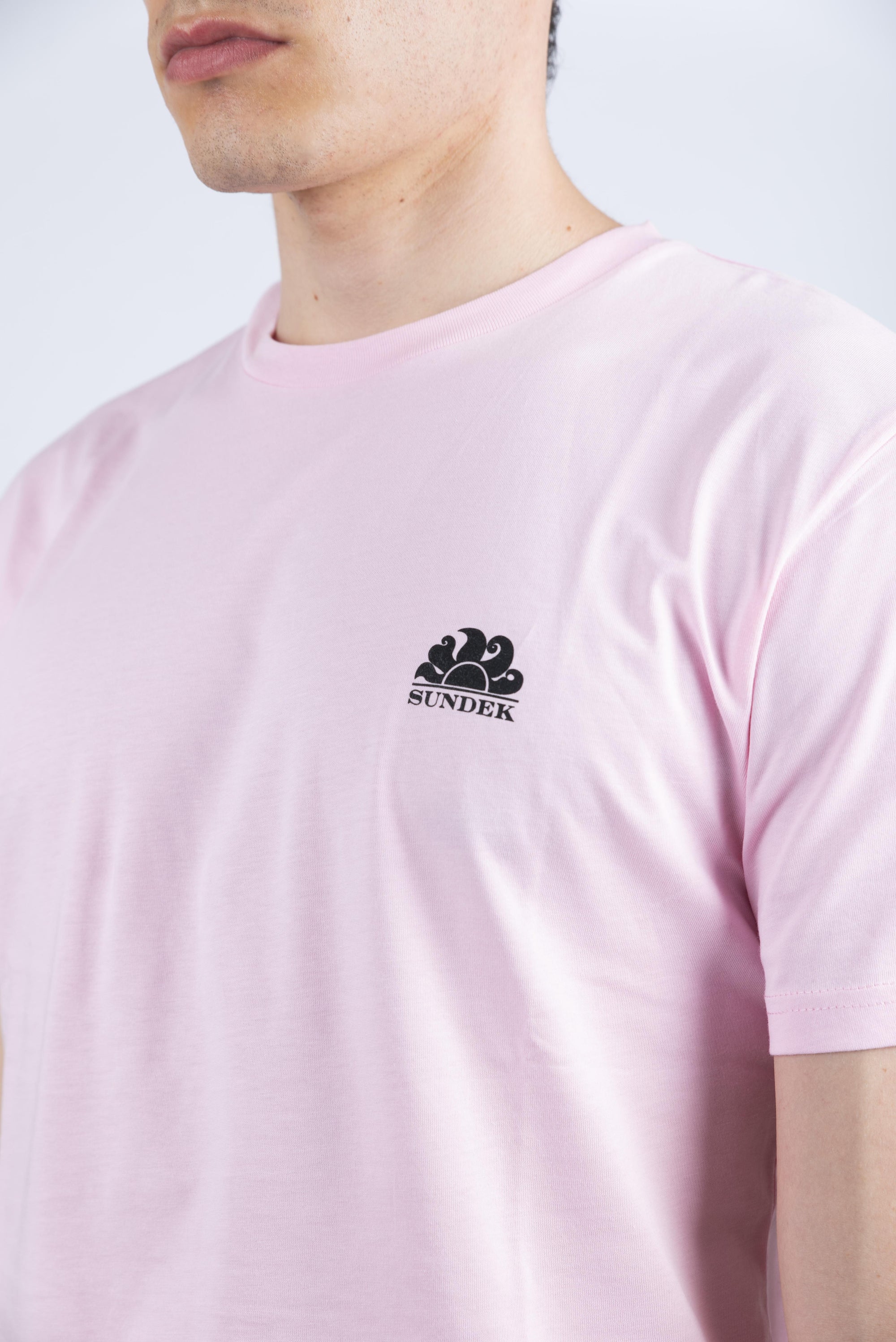 T-shirt con tasca Wetsuit rosa M673TEJ7800 53200 SUNDEK 